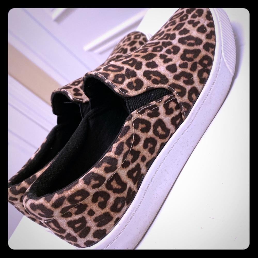 Leopard soda sneakers